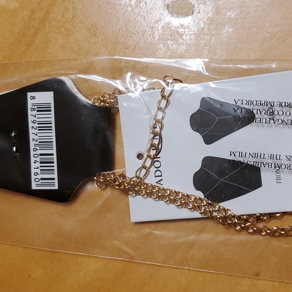 💛 HP ❤ 😍 Adore Me gold tone body chain~BATHING SUIT accessory, NIP! NWT- SEXY! - Picture 2 of 9